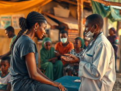 What strategies can be employed to improve healthcare access and outcomes in poor countries, and how might this impact overall economic development?