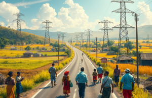 How can investing in infrastructure, such as roads, electricity, and internet connectivity, help lift poor countries out of poverty by facilitating trade and access to services?