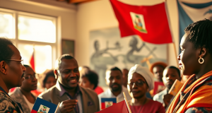 What actions can the Haitian Diaspora take to support political stability in Haiti?
