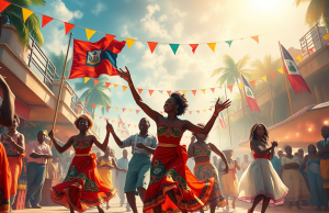 Haitians celebrate Independence Day