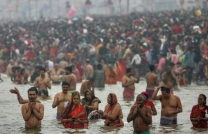 Millions of Hindu devotees descend on India's Prayagraj for the Maha Kumbh festival