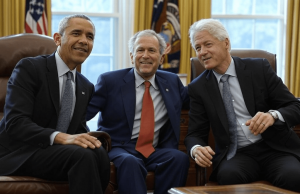 Les anciens présidents Obama, Clinton et Bush absents du déjeuner inaugural de Donald Trump, une tradition remontée à 1897