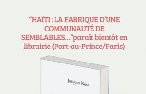 Haïti : la fabrique d’une communauté de semblables. Des solutions pour l’avenir de Jacques NESI