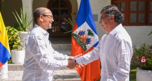 Visite de Gustavo Petro en Haïti