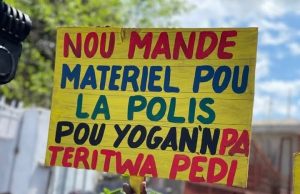Léogâne : des milliers de manifestants réclament le renforcement de la police locale