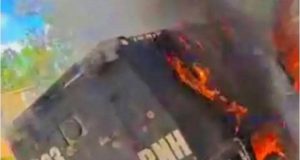 Kenscoff : un troisième blindé de la PNH incendié, d’importantes munitions récupérées par les bandits