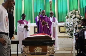 Funérailles du servant d’autel, Wanderson Zamy : un appel à la conscience nationale et patriotique