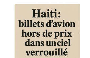 Le marché aérien haïtien, prisonnier d’une concurrence absente