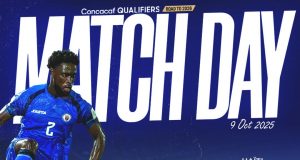 Haïti mène 1-0, match suspendu à Managua à cause d’un orage et panne d’électricité