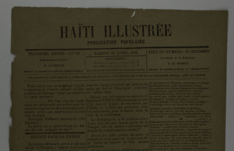 Justin Lhérisson, 30 avril 1892: “Nos Aïeux”. Dans le fond du tombeau, combien de fois, peut-être, Avez-vous dû pleurer sur le sort d’Haïti ?