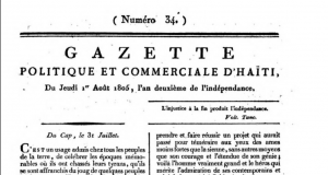 Haïti, 1er aout 1805 : la Gazette d’Haïti décrit la fête du 25 juillet consacrée à l’anniversaire de naissance de l’Empereur Jacques Iᵉʳ