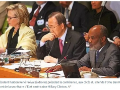 Flashback, 1er avril 2010 – Le Figaro. Dix milliards de dollars pour la reconstruction d’Haïti, après le séisme du 12 janvier 2010. « Adieu veau, vache, cochon, couvée ! »