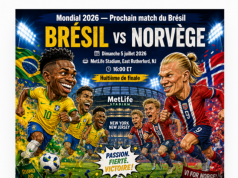 Brésil éliminé par la Norvège (2-1) : la Seleção quitte le Mondial sans avoir jamais battu les Scandinaves
